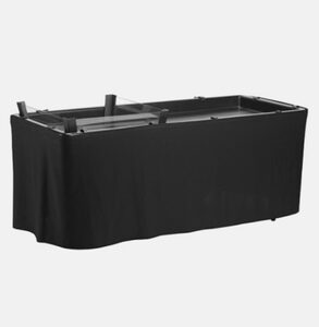 Table Ice noir + jupe + accessoires