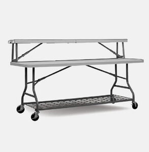 Table Pliante Buffet roulante 180