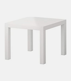 Table basse Lack blanc mat