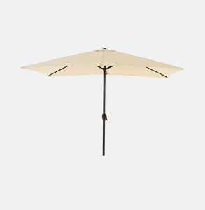 Parasol rectangle 2 x 3 m blanc ecr