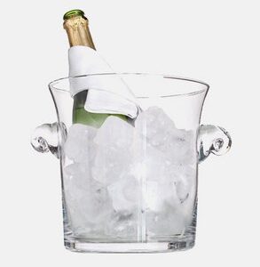 10220 Seau à champagne verre transparent