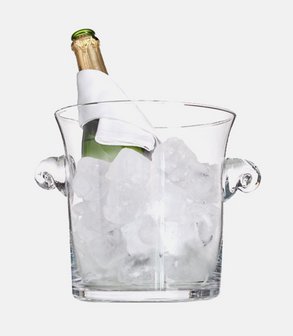 Seau à champagne verre transparent