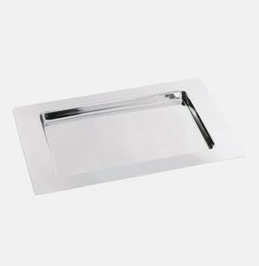 Plateau inox rectangle brillant Sed