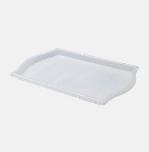 Plateau caféteria Blanc opaque 52x3