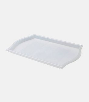 Plateau caféteria Blanc opaque 52x3