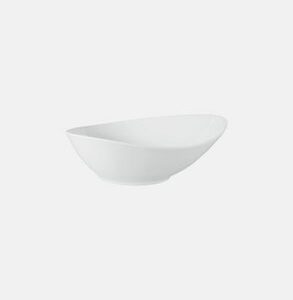 10264 Saladier porcelaine asymetrique Ass