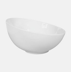 10265 Saladier porcelaine asymetrique Ran