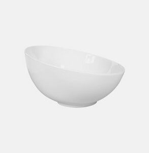 10266 Saladier porcelaine asymetrique Ran