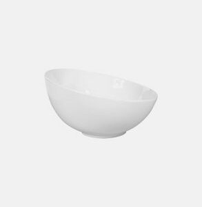 10267 Saladier porcelaine asymetrique Ran