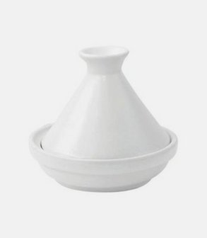 Tajine grès individuel blanc Ø 20 c