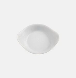 Mini plat à œuf porcelaine rond