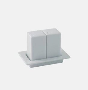 Ménagère sel et poivre porcelaine Q