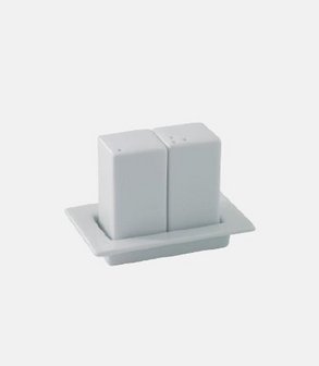 Ménagère sel et poivre porcelaine Q