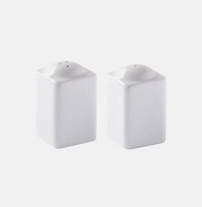 Ménagère sel et poivre porcelaine Q