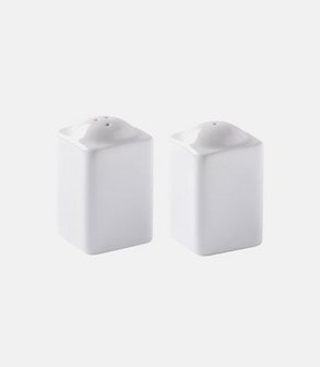 Ménagère sel et poivre porcelaine Q