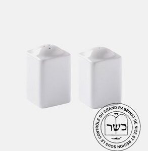 Ménagère sel et poivre porcelaine Q