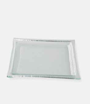 Dessous de bouteille carré verre 11