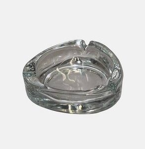 Cendrier verre triangle 9 cm