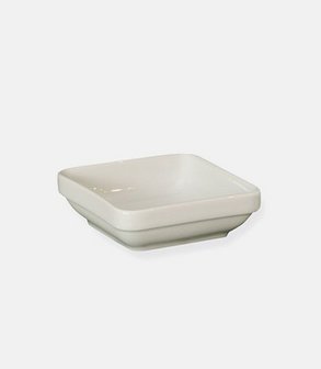 Ravier / Beurrier Porcelaine carré