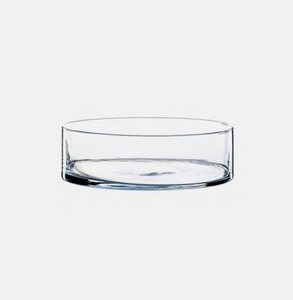 10379 Vase verre rond bas Ø 15 cm H 10 cm