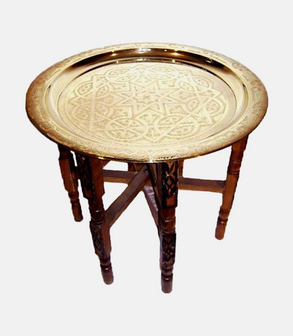 Table marrakech en cuivre Ø 100 cm