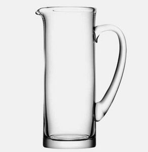 Broc cylindre transparent Basis 1,5