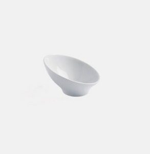 Mini bol porcelaine incliné Pise Bl