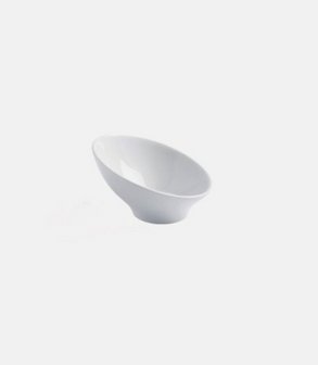 Mini bol porcelaine incliné Pise Bl