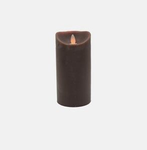 BOUGIE LED12 Bougie à led cire chocolat flamme v