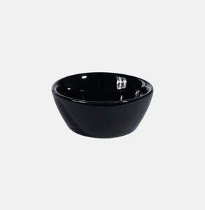 COUPELLE ARA NR Mini coupelle porcelaine Ara noir