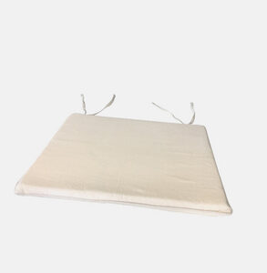 Coussin blanc pour chaise square