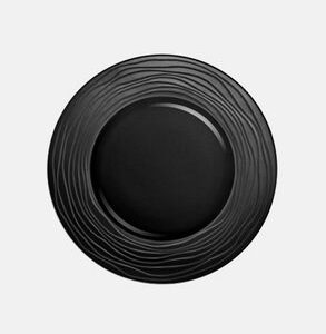 Assiette plate Escale noire Ø 15,5