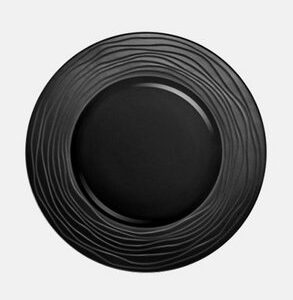 Assiette plate Escale noire Ø 21,5