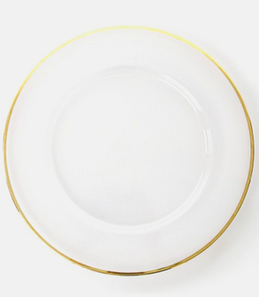 Assiette de présentation porcelaine