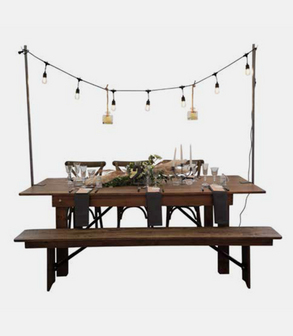 Support de table pour guirlande gui