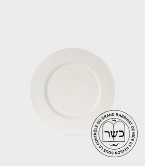 Assiette plate Home ivoire Ø 24 cm