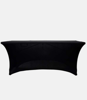Housse de table lycra noir 183x76x7