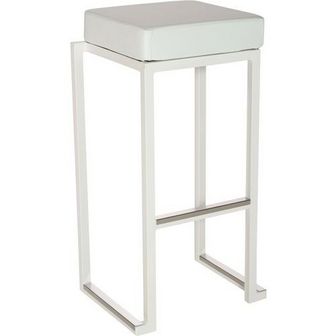 Tabouret haut Kubo Smart Bar Alu bl