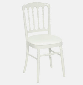 NAP CHAISE B Chaise Napoléon III Blanche