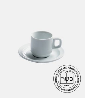 Tasse et sous tasse à café Oslo 9 c