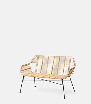 Canapé Palm Rotin 72 x 127 H 83