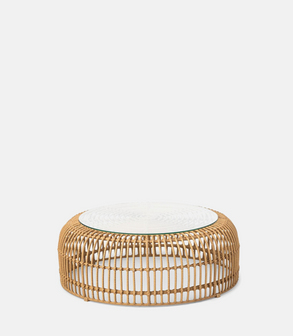 Table basse Palm Rotin XL + plateau