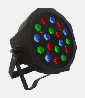 Projecteur LED RGB 18 x 3 W PAR SLI