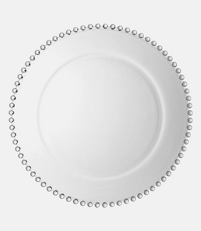 Assiette de présentation verre