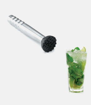 Pilon à mojito plastique noir Ø 2;5 