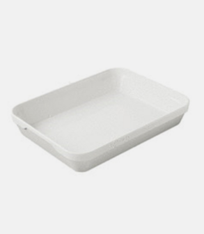 Plat porcelaine à gratin ivoire GN1