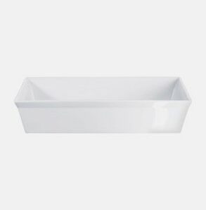 Plat porcelaine à gratin 34 cm x 22