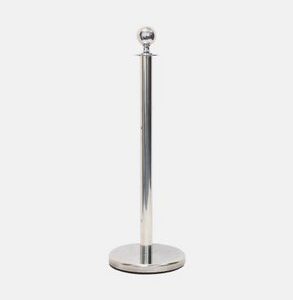 Potelet inox tête boule 95 cm 6 kg