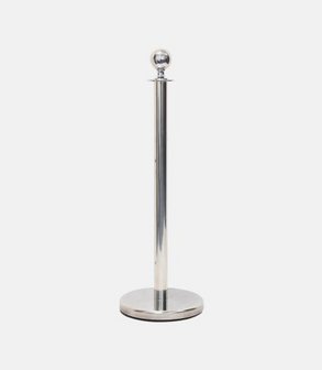 Potelet inox tête boule 95 cm 6 kg