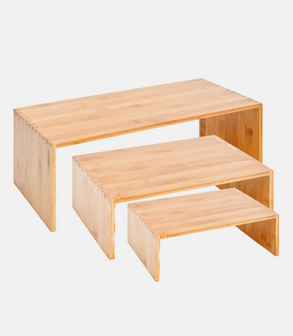 Presentoir buffet gigogne 3 plateau
